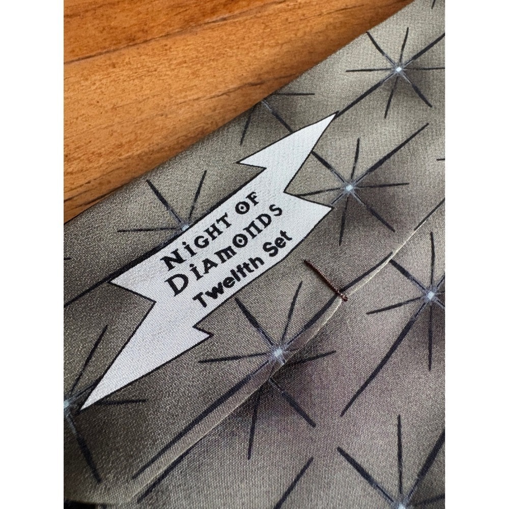 Grateful Dead Night Of Diamonds Twelfth Set Tie Men's Novelty Necktie - Picture 2 of 4